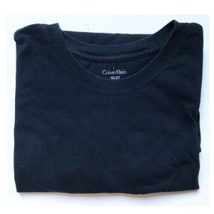 Calvin Klein T Shirt Black Solid